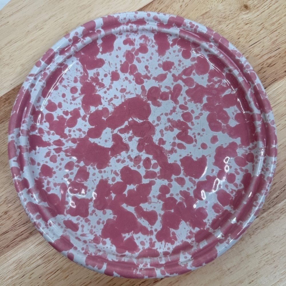 Bennington Potters Pink Agate Salad Plate 7.5 Inch